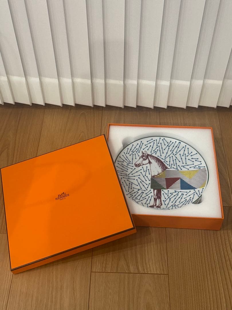 HERMES エルメス デザートプレート〈エルメス・イポモビル〉No.4