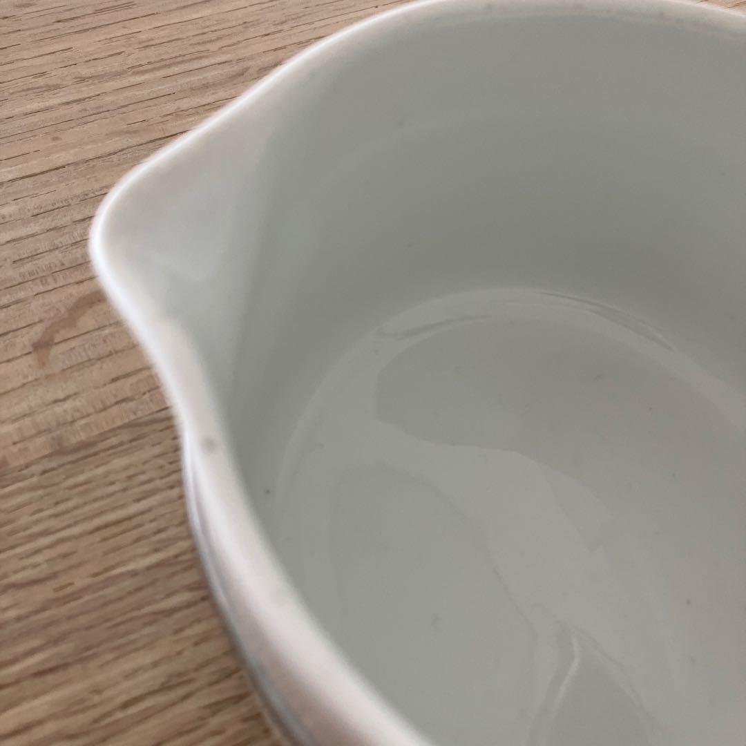 リモージュ　アルミナイト　白磁　片手鍋　11cm