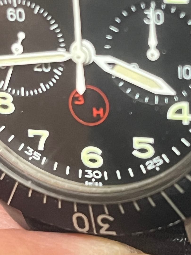 y*n様 ホイヤーHEUER 3H BUNDESWEHR REF.1550SG