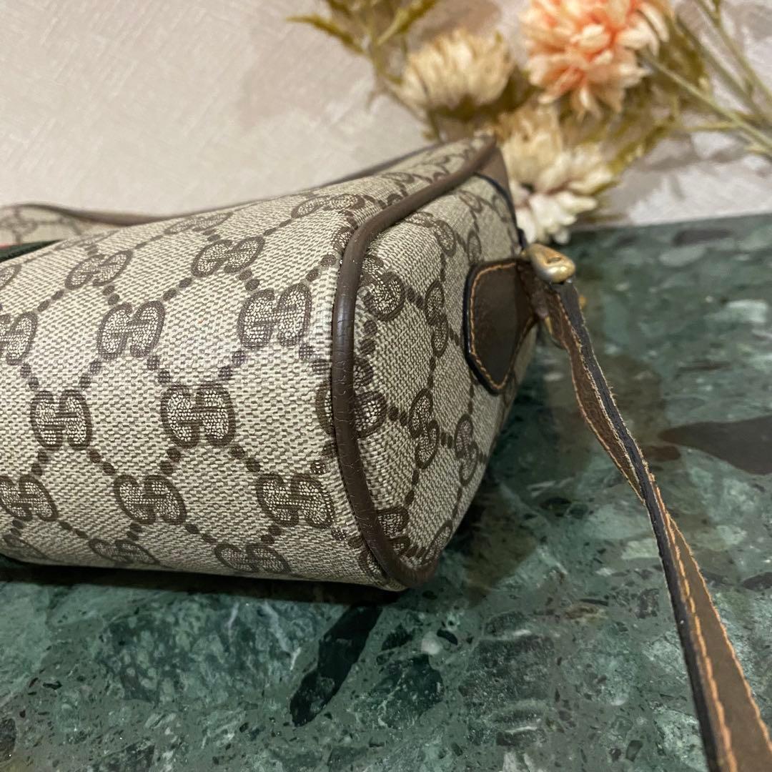 希少 80'S OLD GUCCI シェリーライン ショルダーバッグ GG