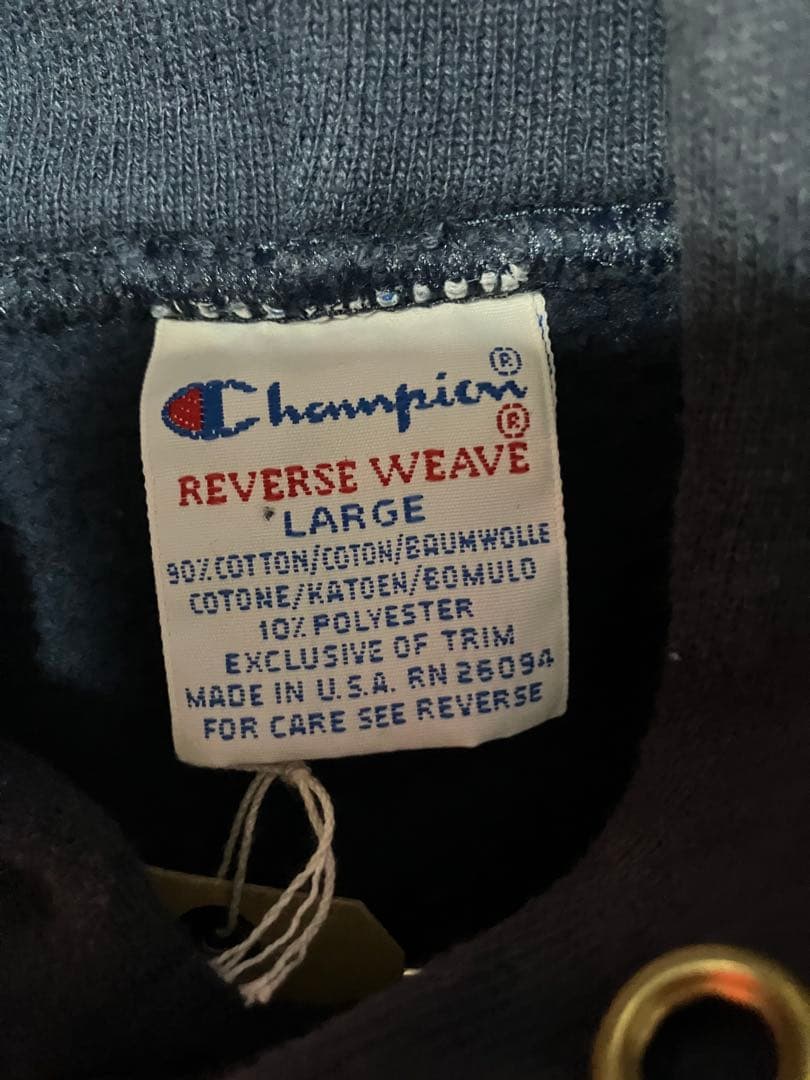 90'sCHAMPIONリバースウィーブパーカーLヴィンテージ　USA製