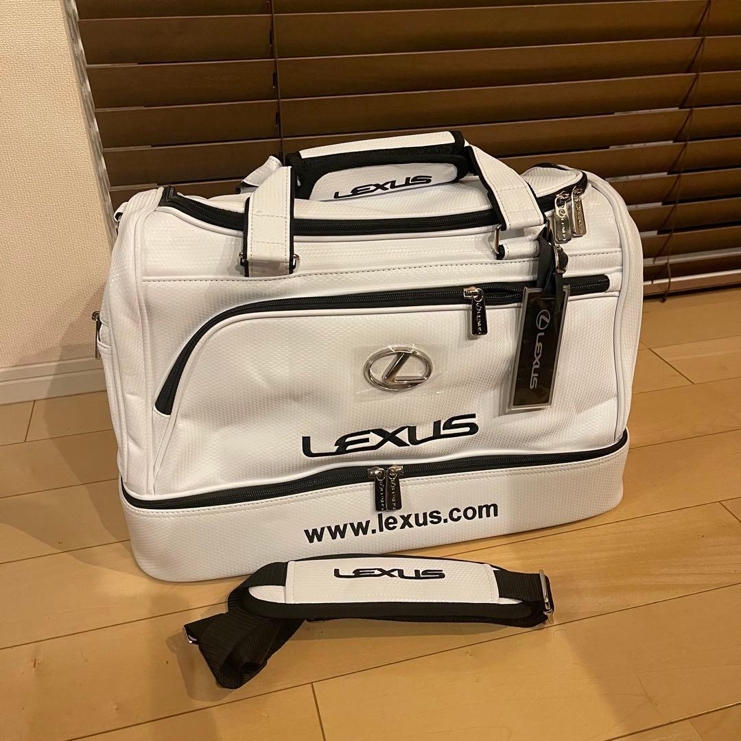 【非売品】LEXUS ゴルフバッグ ボストンバッグ ホワイト