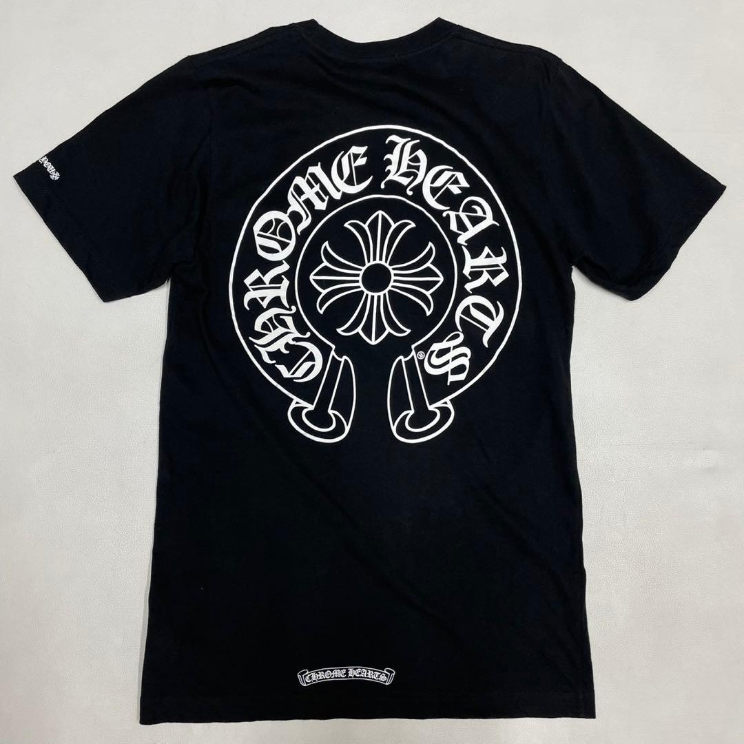 美品 Chrome Hearts クロムハーツ ホースシュー Tシャツ ブラック