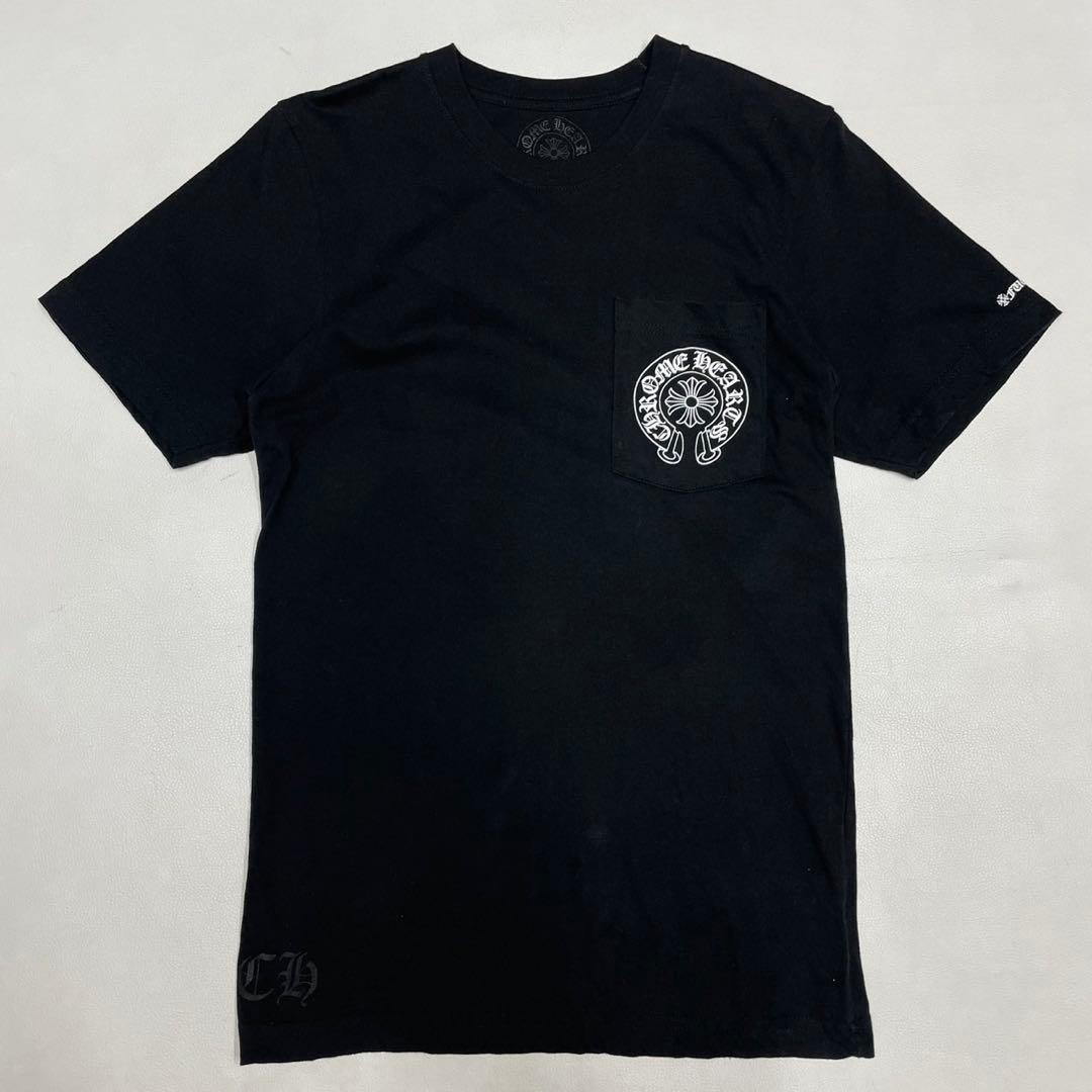 美品 Chrome Hearts クロムハーツ ホースシュー Tシャツ ブラック