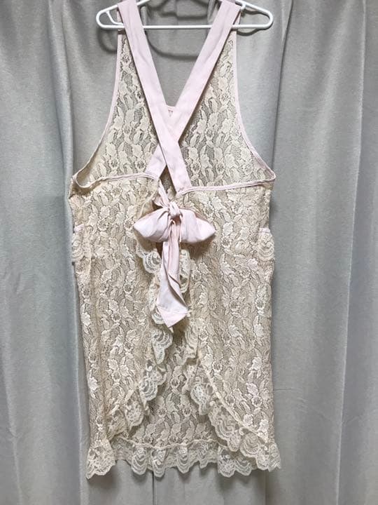 レース製　エプロン　doll house