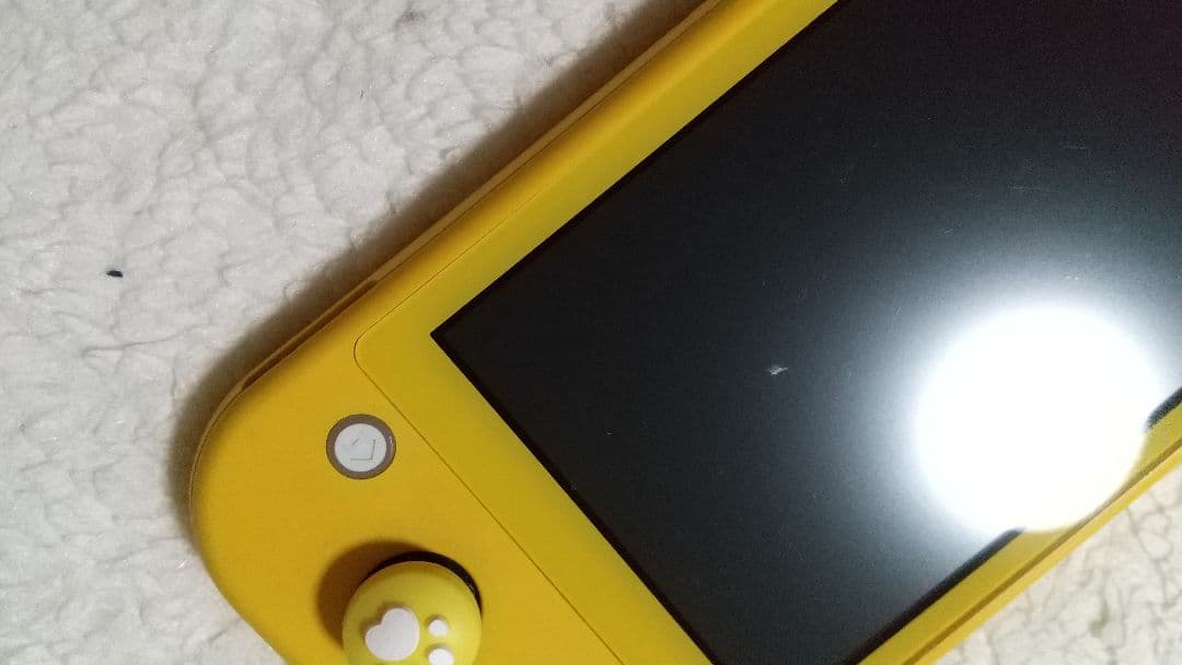 Nintendo Switch Lite イエロー 動作品 肉球カバー