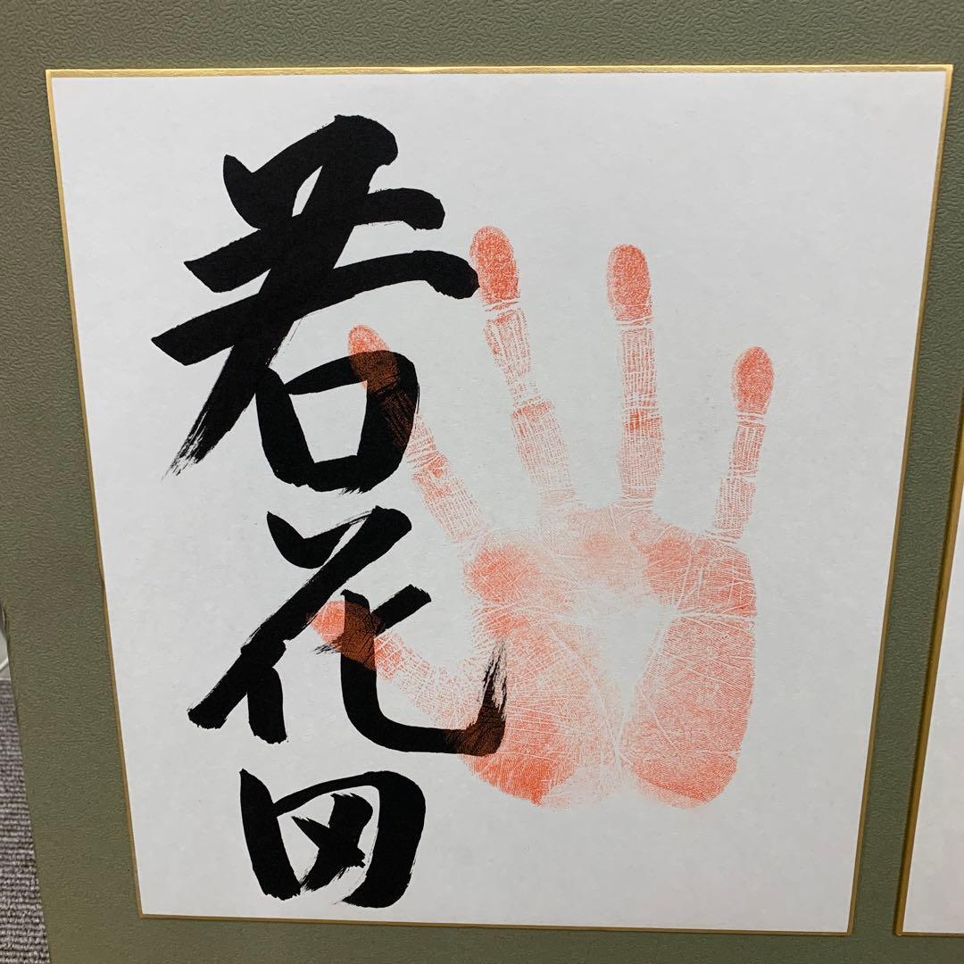 若乃花、貴乃花の若き！若花田、貴花田　サイン色紙