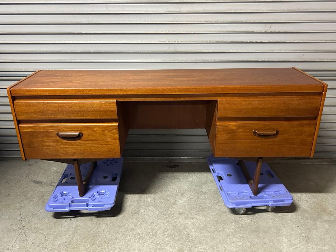 ☆GE206 北欧ヴィンテージ デスク　幅155.5　奥 41　高 67.5cm