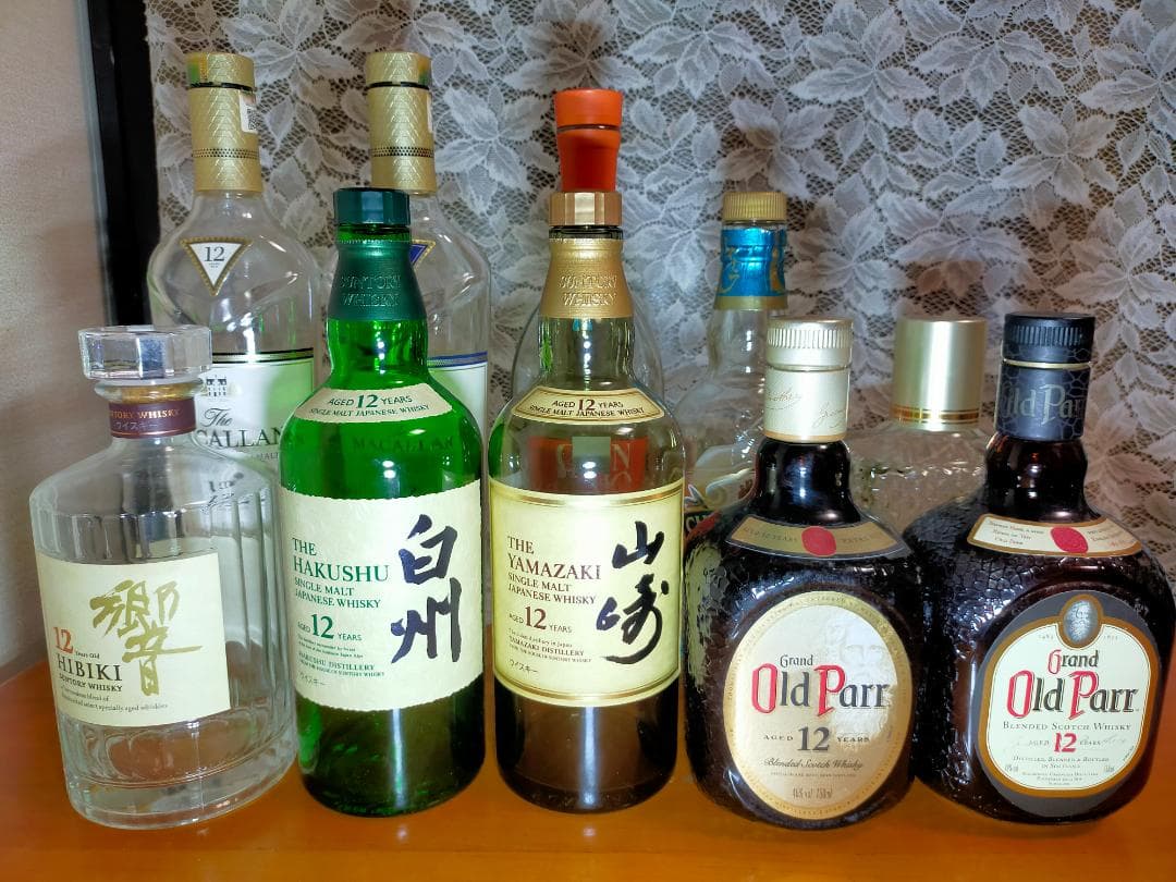 375【空き瓶】ウィスキー　10本セット