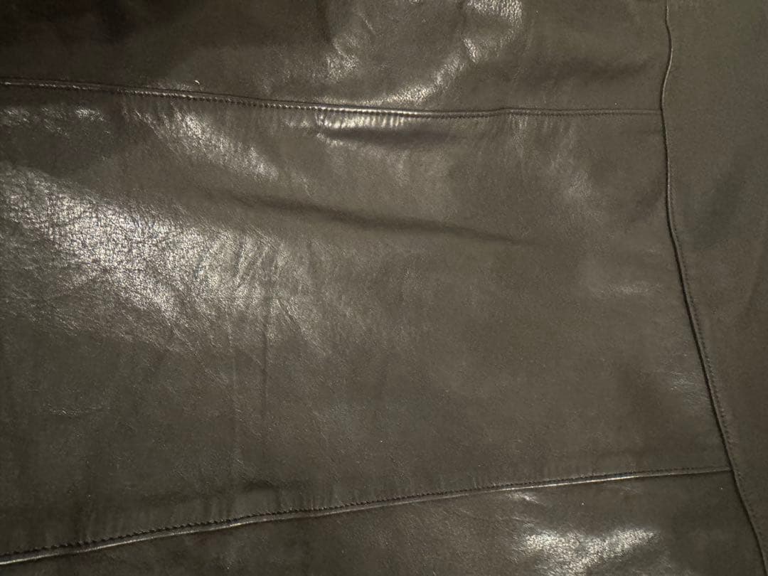 Black Means レザー　シングルライダースジャケット　 シドジャン