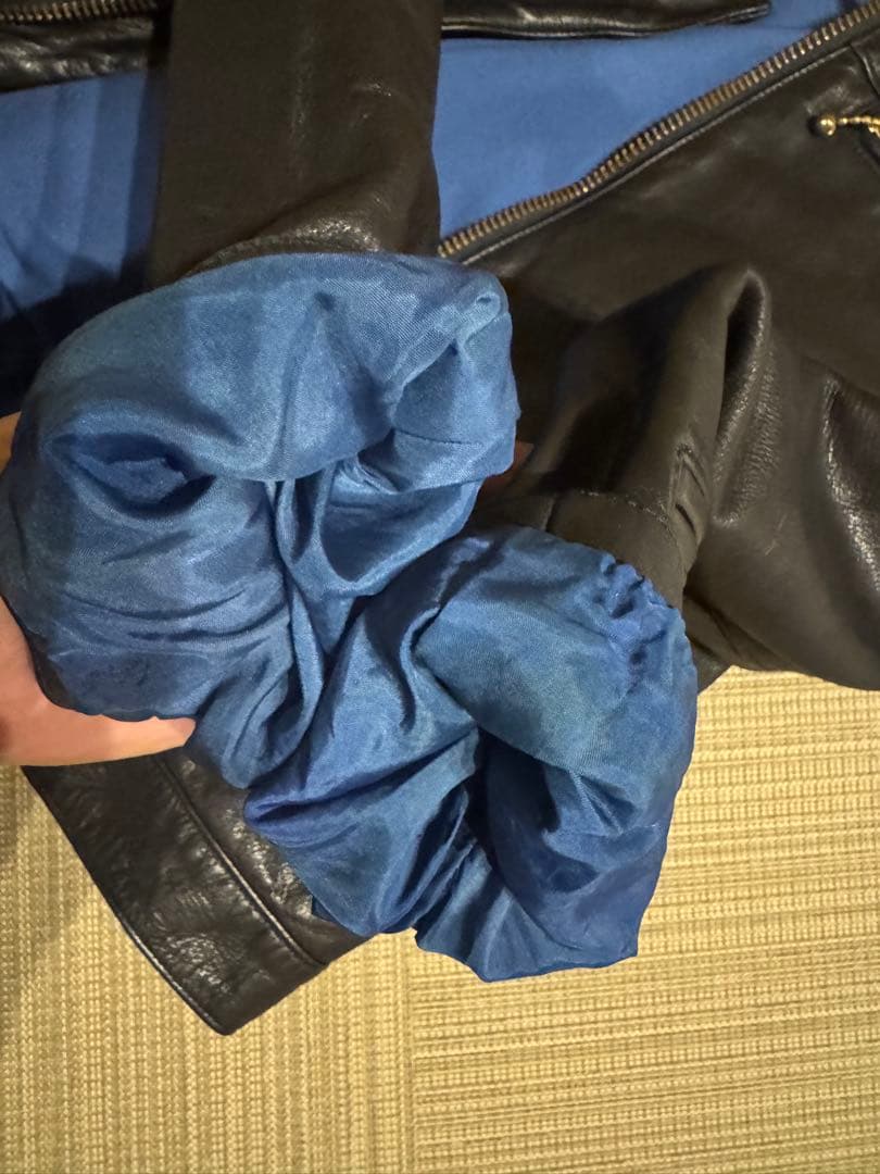 Black Means レザー　シングルライダースジャケット　 シドジャン