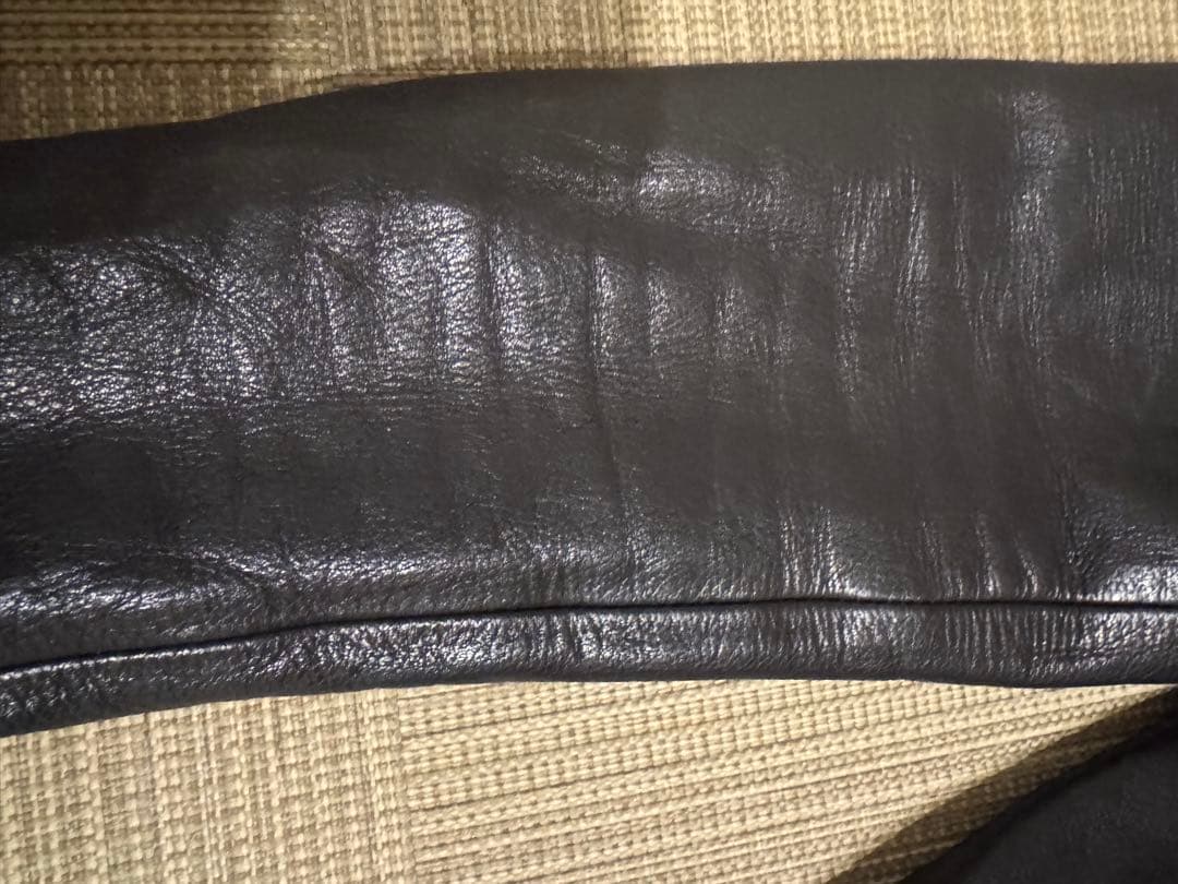 Black Means レザー　シングルライダースジャケット　 シドジャン