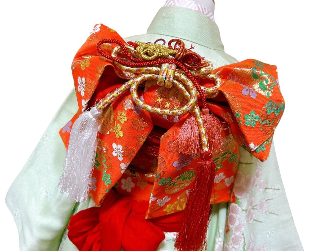 お買い得品♡七五三　7歳　フルセット　女の子　一式　ミントグリーン