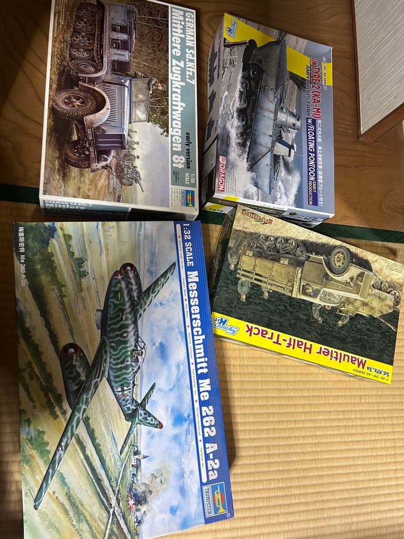 グリーンヘルム様プラモデルセット 4点