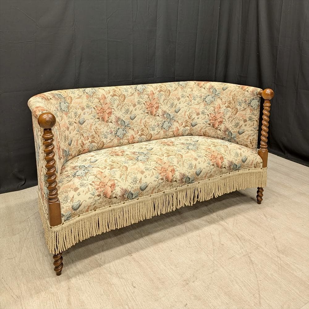 イタリア　モレラート・アルド　ラブソファ　二人掛け　2P　長椅子　アンティーク