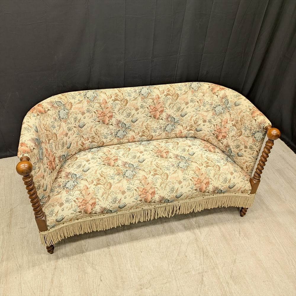 イタリア　モレラート・アルド　ラブソファ　二人掛け　2P　長椅子　アンティーク