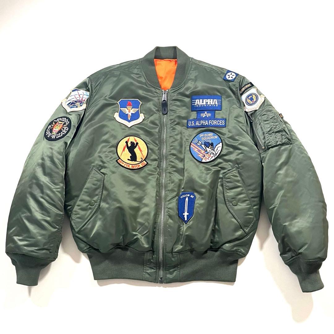 【極美品】ALPHA INDUSTRIES×中田商店　MA-1 ジャケット　別注