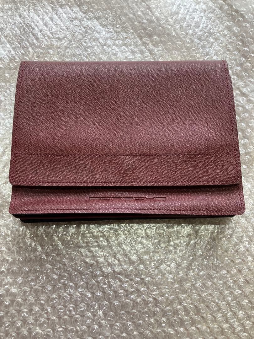 ポルシェ純正車検証ケース　ポルシェ純正取扱説明書入れ　純正用品