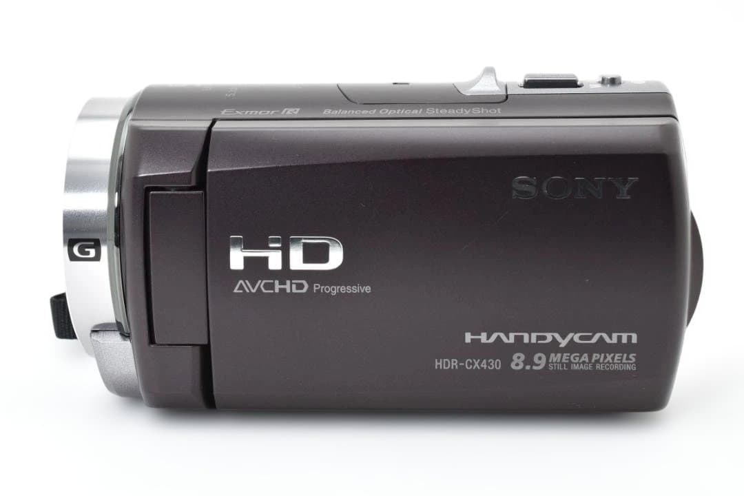 ☆極美品　ソニー　ビデオカメラ　HDR-CX430　新品バッテリー付　＃639★