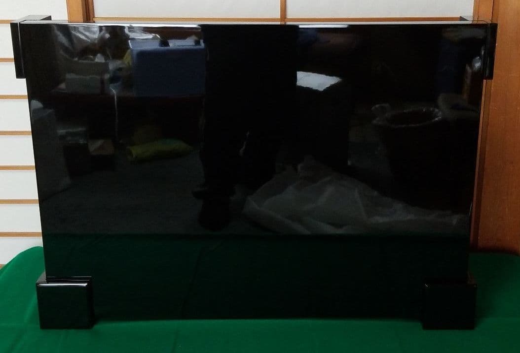 五月人形用　飾台　黒石目竹用85