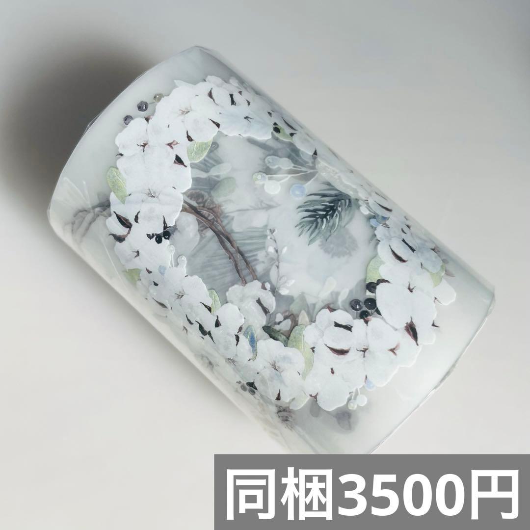 新品　Winter Wreath　PETマスキングテープ　マステ　10m