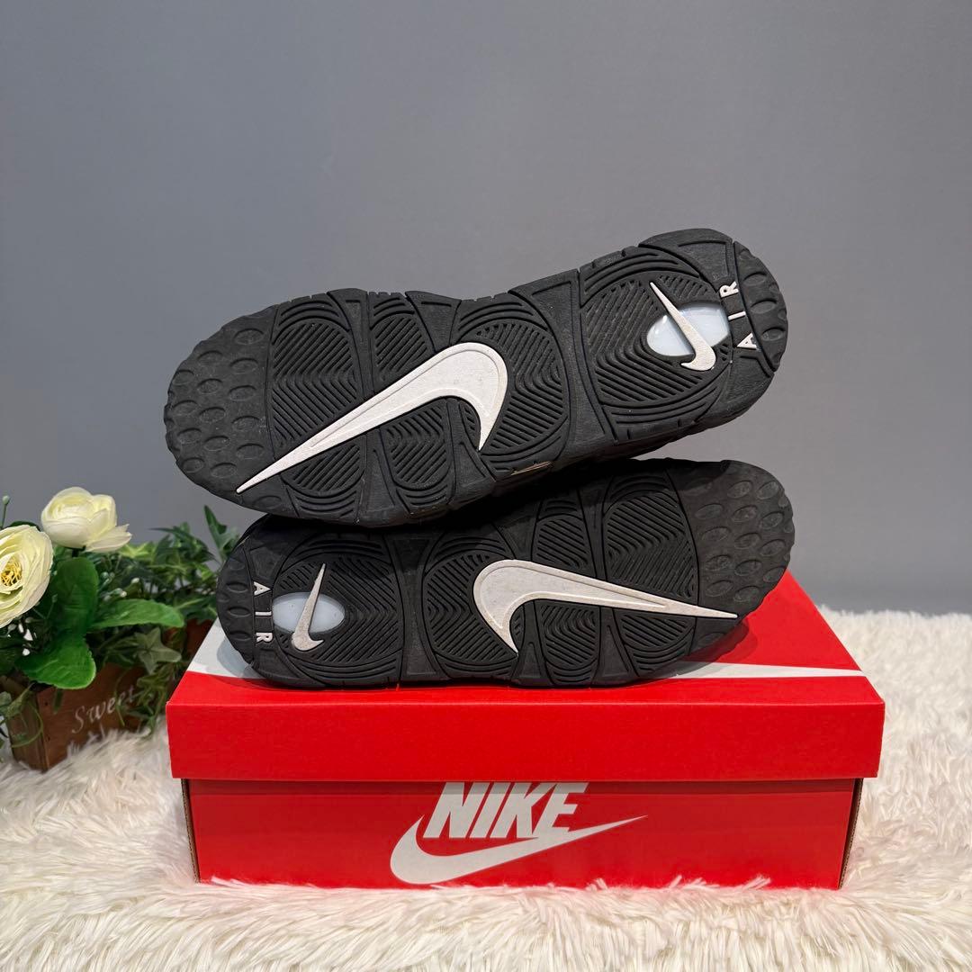 【新品級】Nike Air More Uptempo Black/White