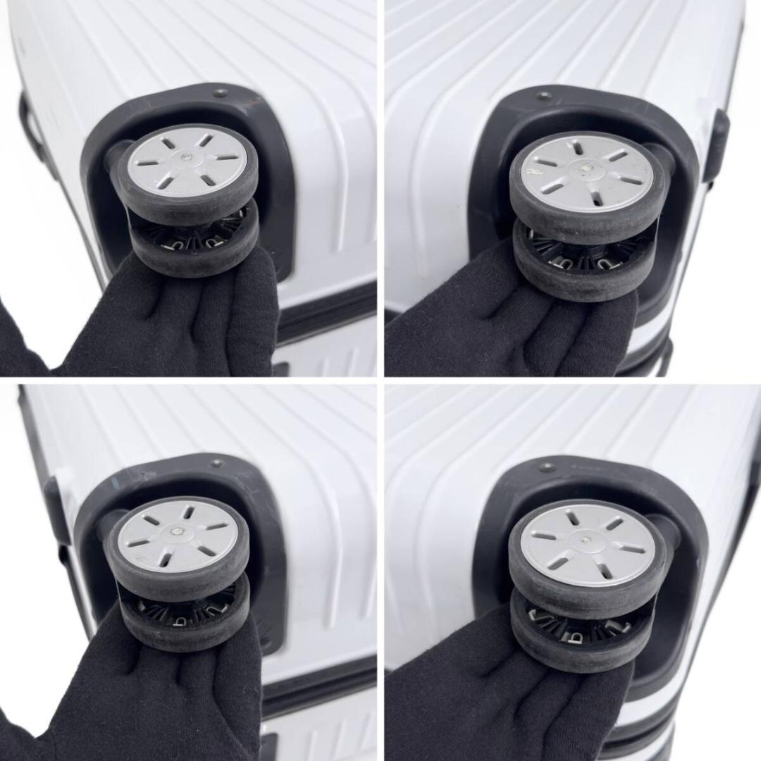 美品 リモワ ハワイ限定 サルサ 最大容量104L 4輪 TSAロック XL 白