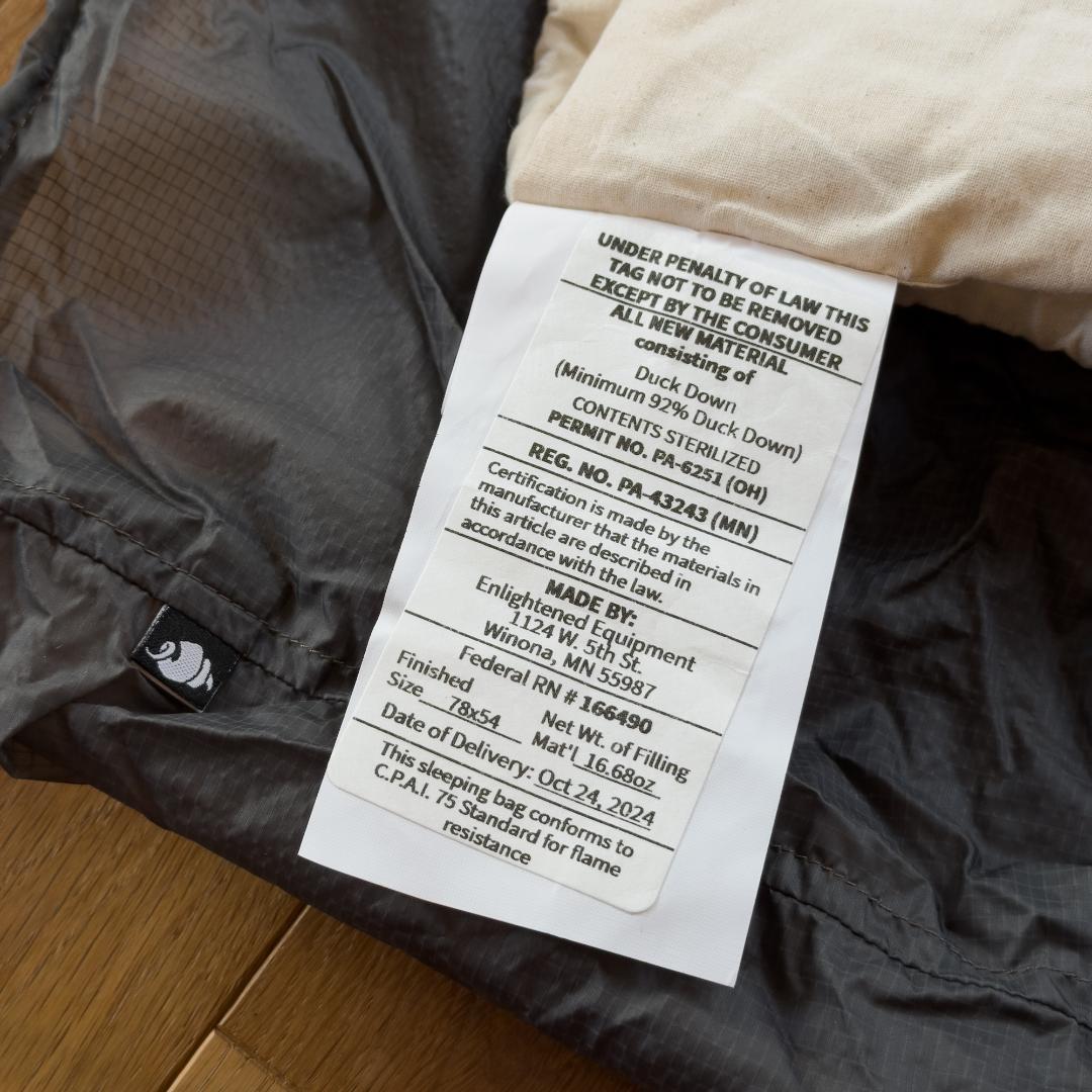 【Enlightened Equipment】Revelation 850 20