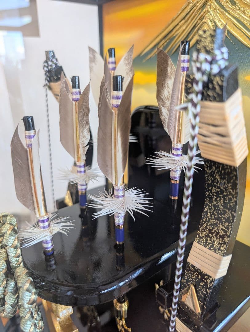 螢 破魔弓 ガラスケース 正月飾り お正月 五月人形 兜飾り 鎧飾り 男の子3