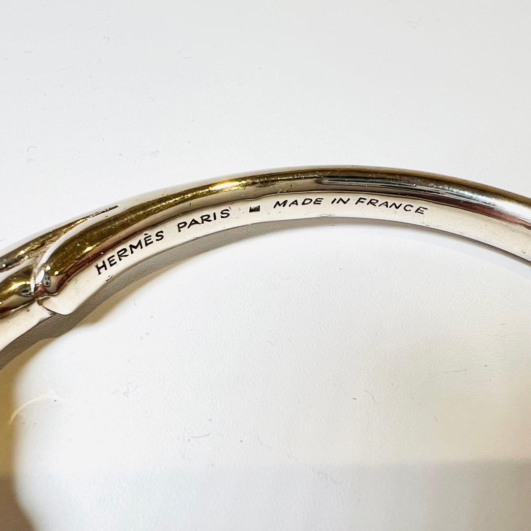 正規品　HERMES シュバルホース　バングル　SS