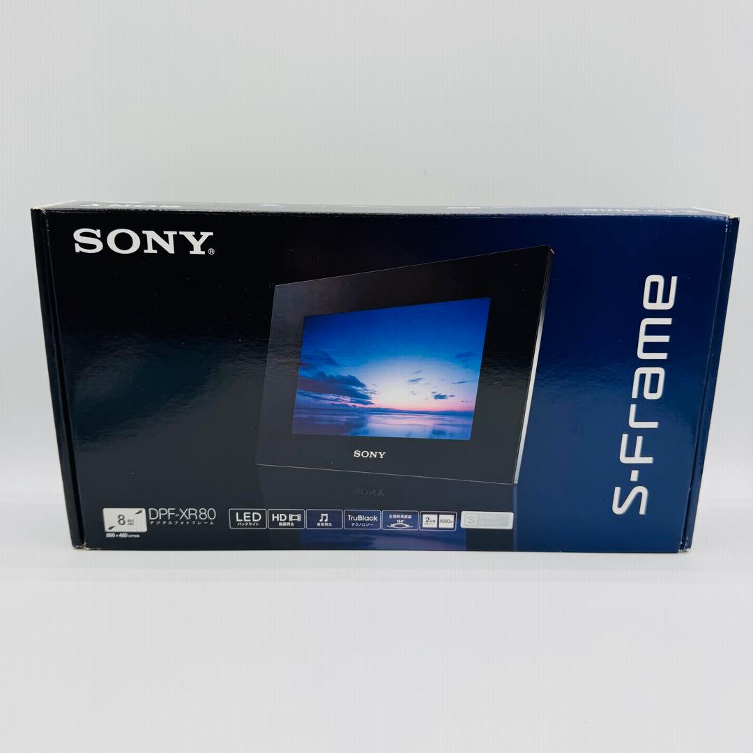 【未使用】SONY ソニー デジタルフォトフレーム DPF-XR80 シルバー