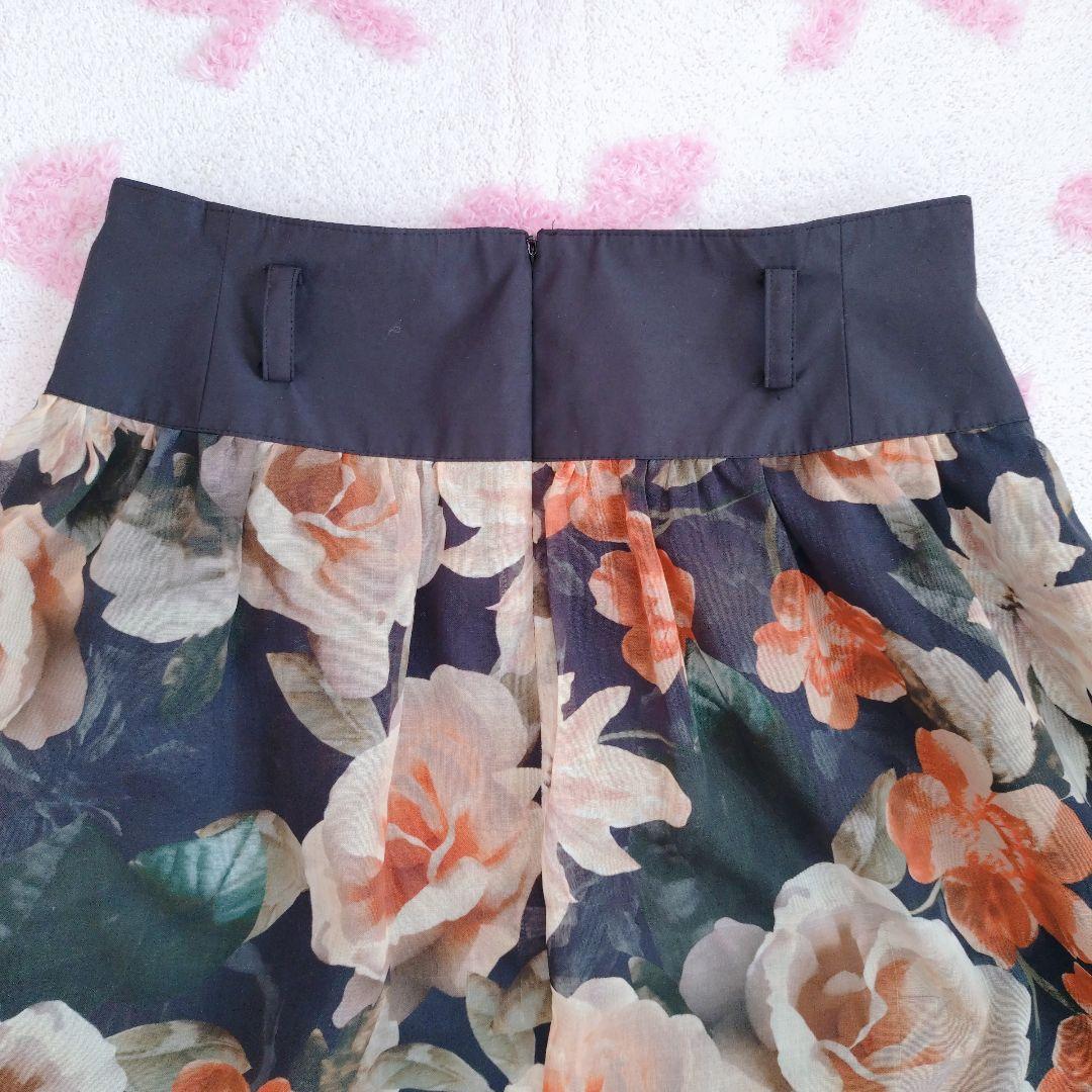 ♡♥モモ♥さま専用♡未使用タグ付き♡エムズグレイシー♡シフォンフラワースカート