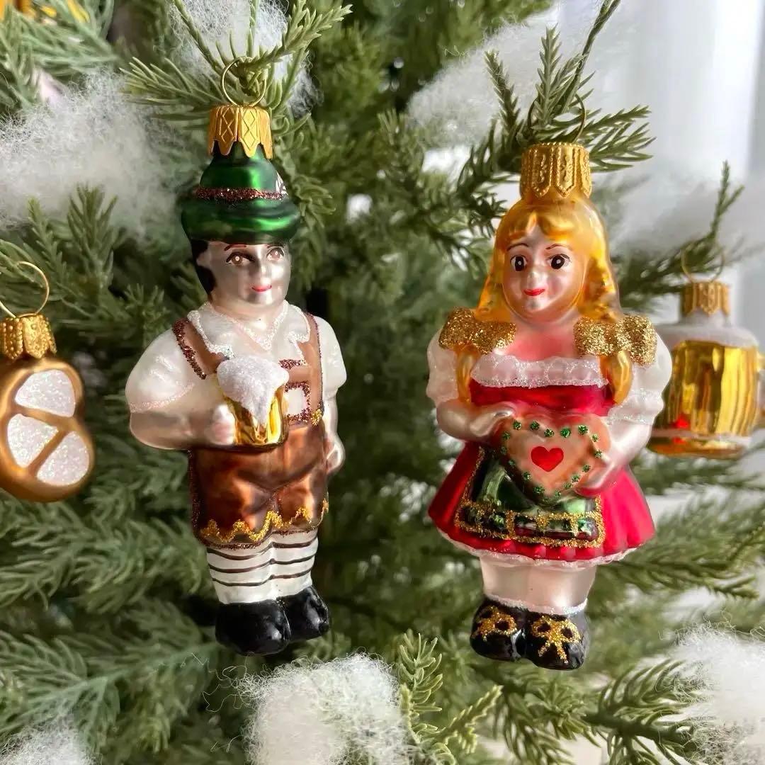 ドイツ　クリスマス　ガラスオーナメント ☆彡