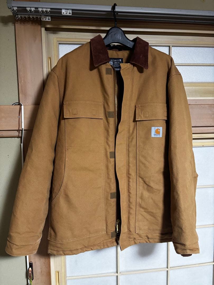 Carhartt トラディショナルコート　ブラウンジャケット M ルーズフィット