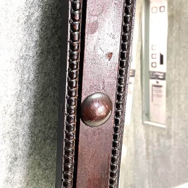 イギリスアンティーク　ウォールミラー　壁掛け鏡　木製フレーム