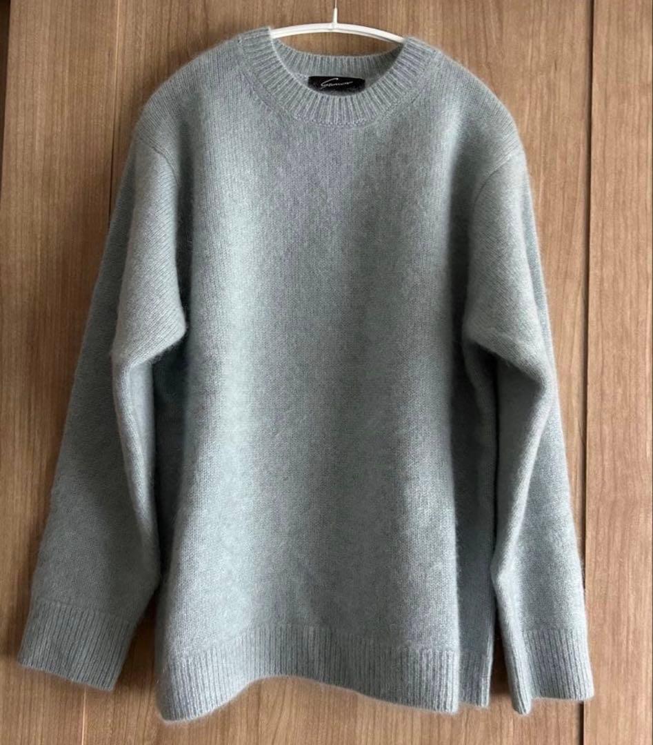 STUNNING LUREスタニングルアー ホワイトヤクプルオーバー ニット