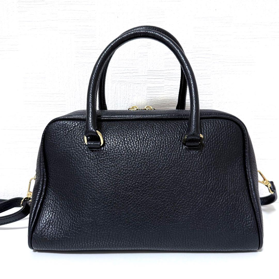 【美品】AULENTTI オウレンティ 2WAYスクエアボストン