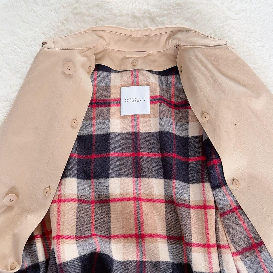 美品✨【マッキントッシュフィロソフィー】トレンチコート ライナーベルト ベージュ
