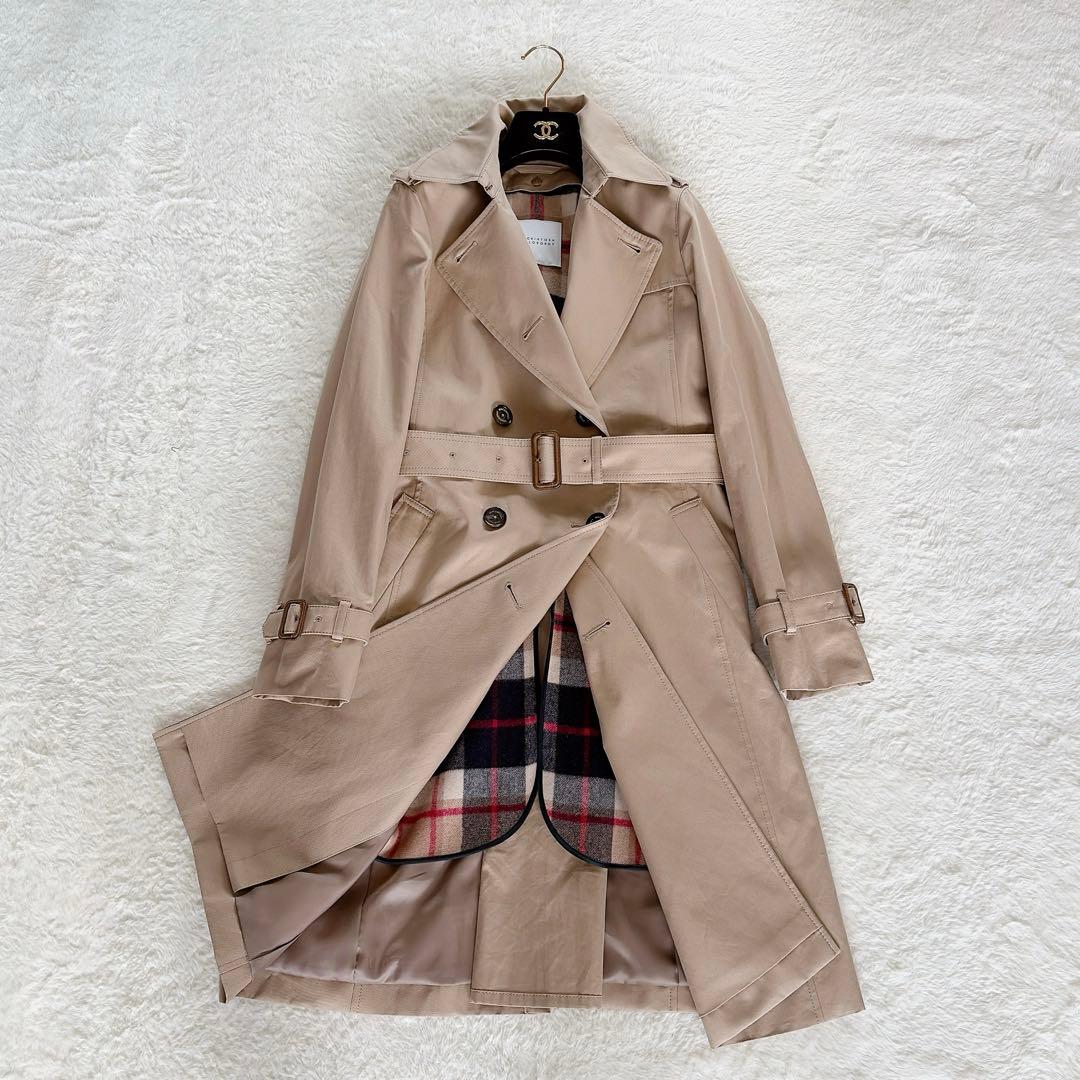 美品✨【マッキントッシュフィロソフィー】トレンチコート ライナーベルト ベージュ