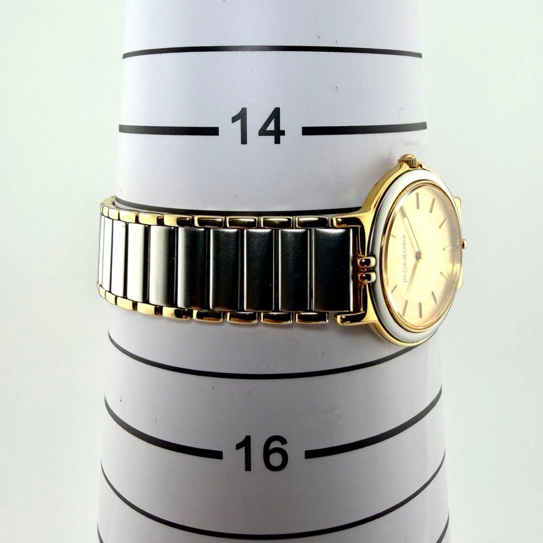 【新品電池/稼動】 サンローラン 2200-228481 腕時計 コンビ 純正