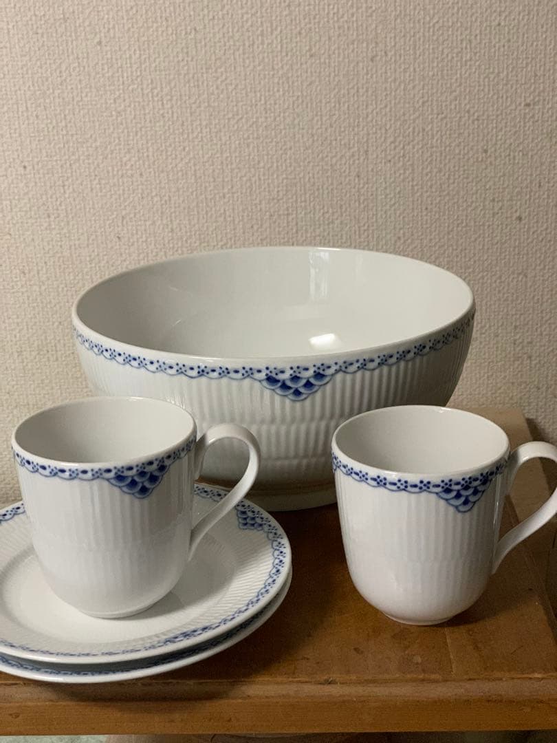 ロイヤルコペンハーゲン　プリンセスシリーズ5点セット、