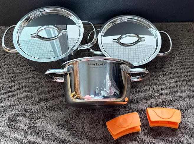 VitaCraft ビタクラフト ミニパンセット プラス蓋1枚＆シリコングリップ