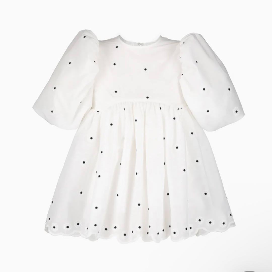 Bibiy. EMILY FLOWER BLOUSE ホワイト ブラウス