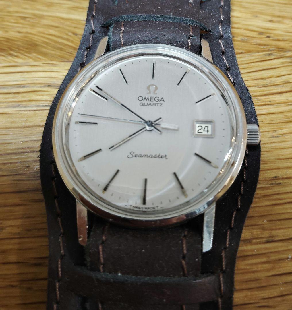 ヴィンテージ　オメガ　シーマスター　オールドクウォーツ腕時計