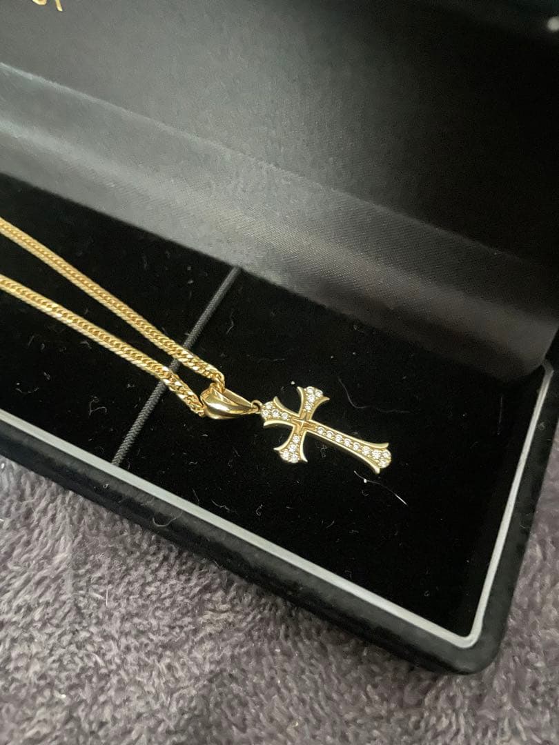 AVALANCHE 10K YG ペンダントトップ　クロス