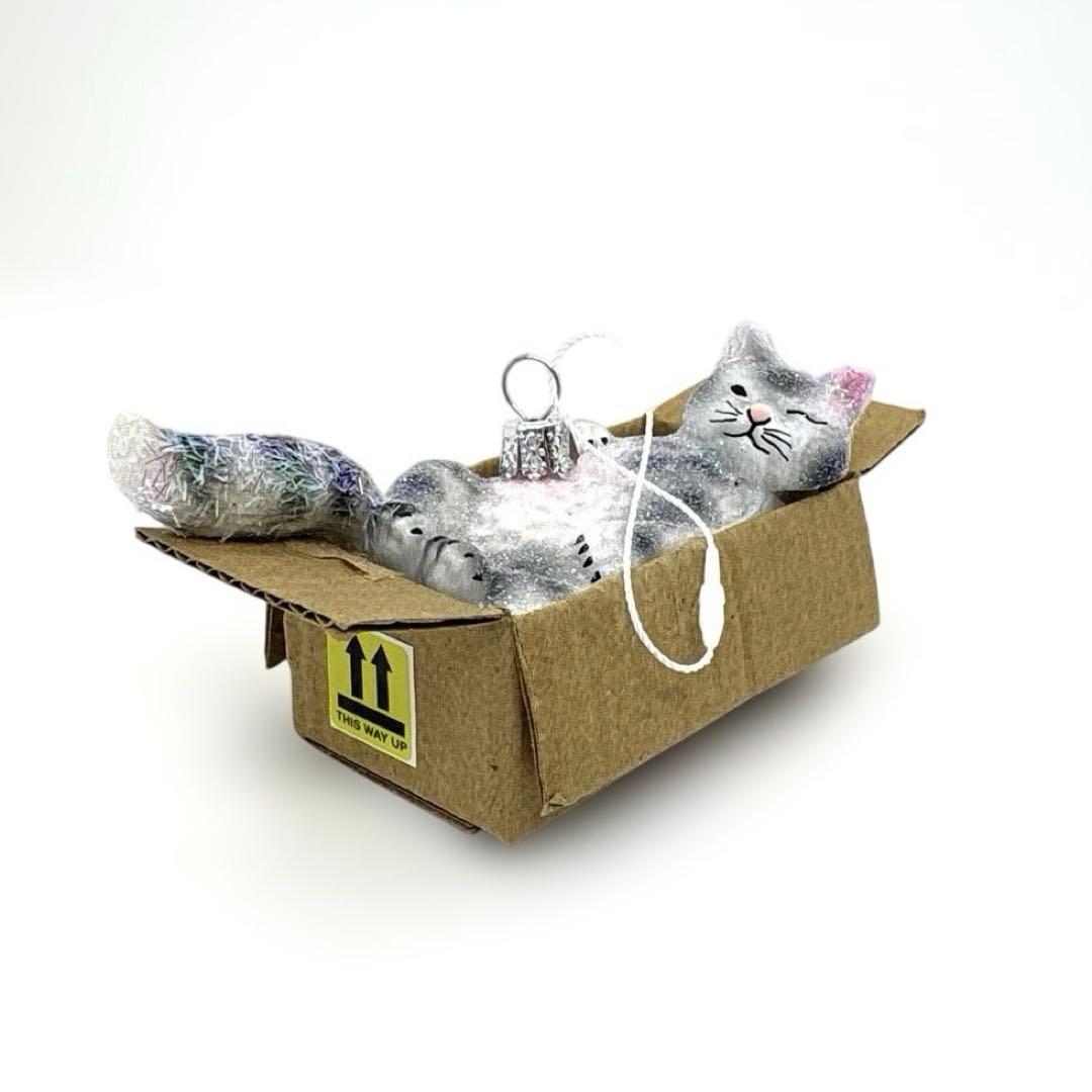 アスティエ クリスマス オーナメント 捨て猫