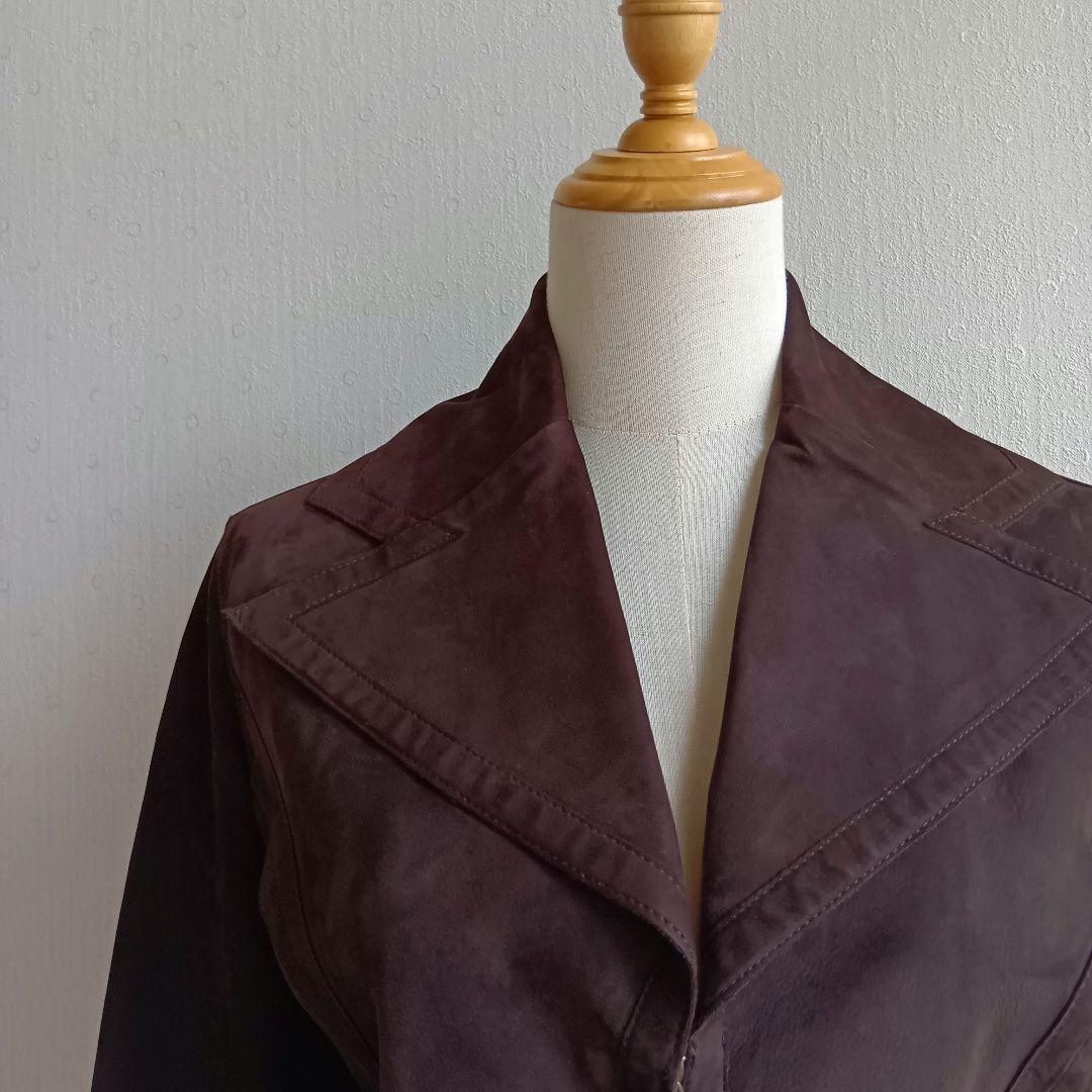 VERSACE レザージャケット ダークブラウン