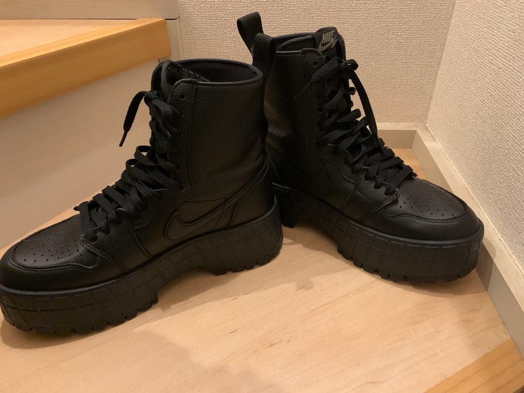 NIKE エアジョーダン1 ブルックリン 黒　25.0