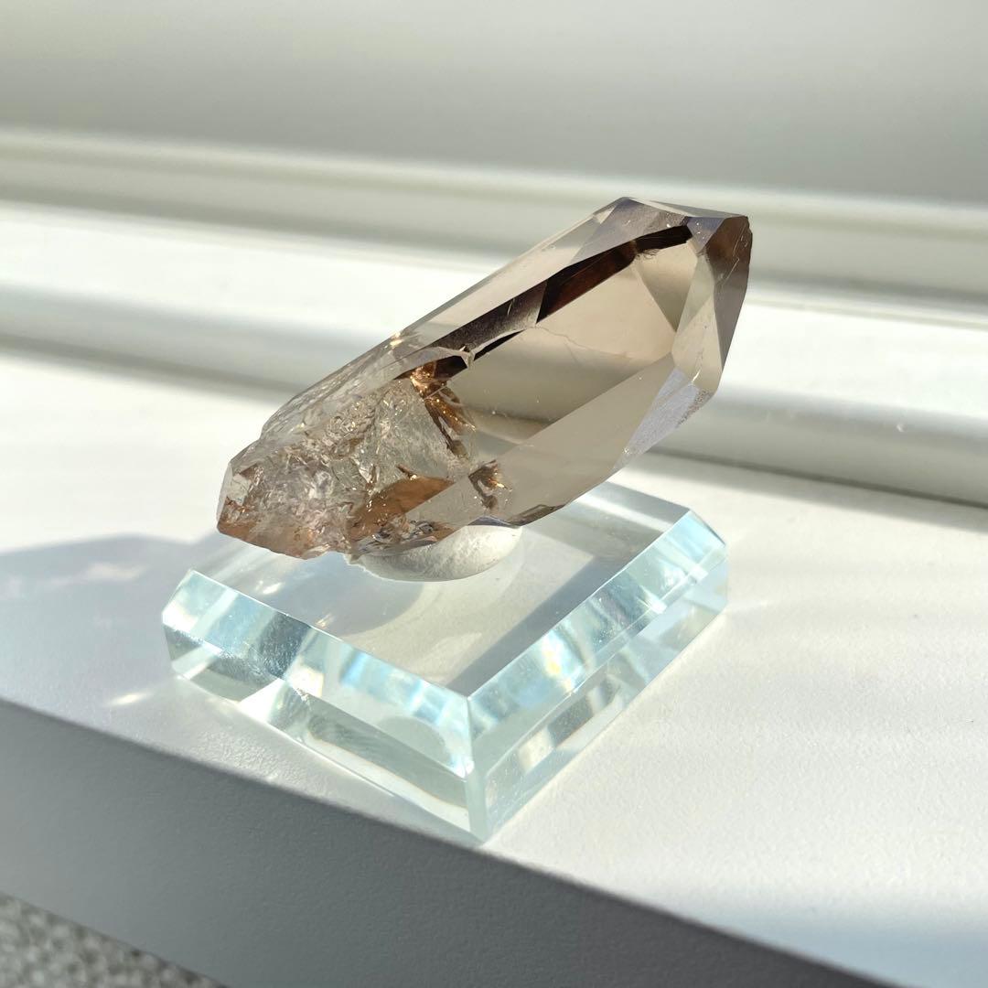 スイスTiefen Glacier アルパインスモーキークォーツ 鉱物標本