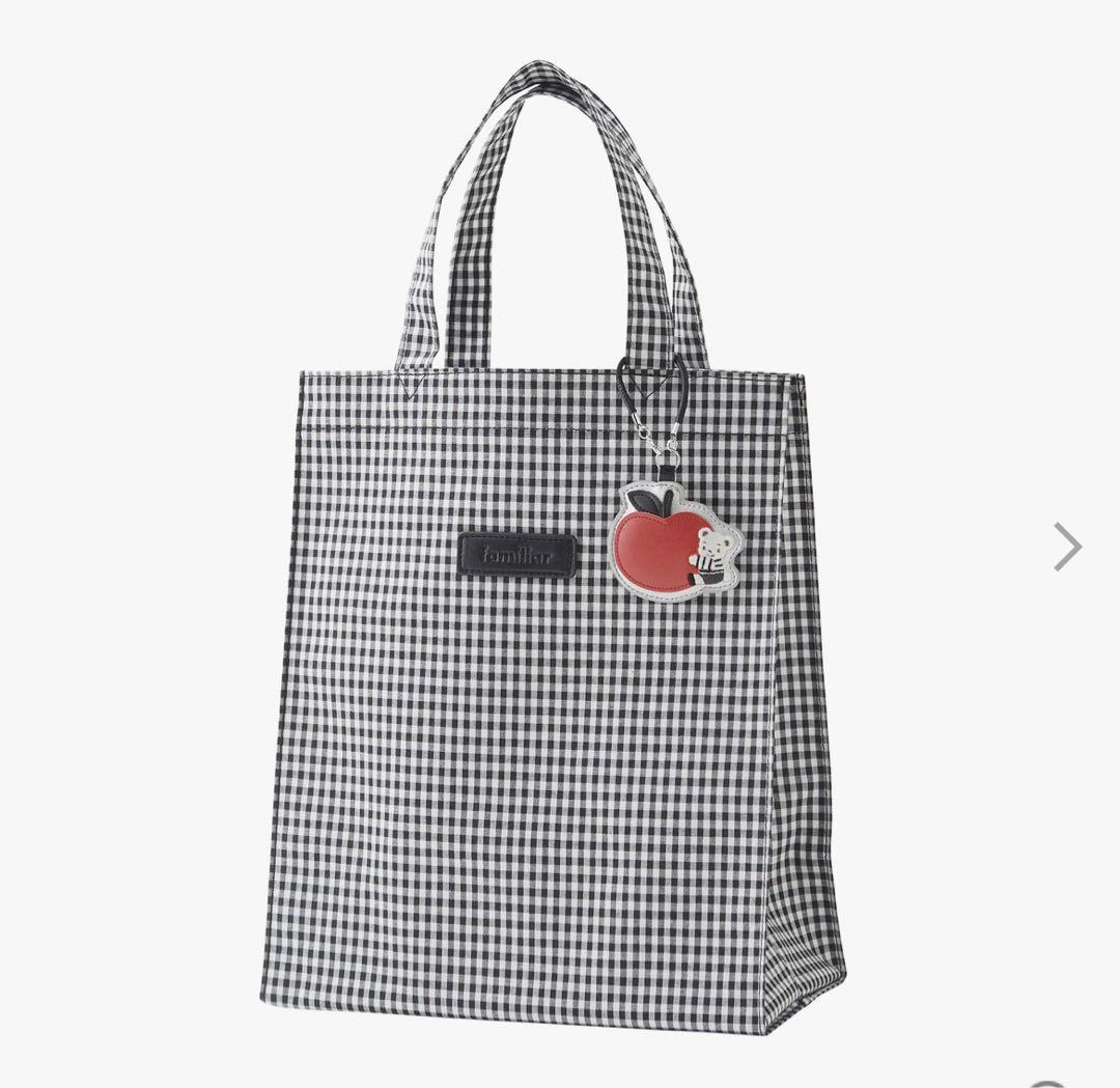 ファミリア familiar トートバッグ ブラック